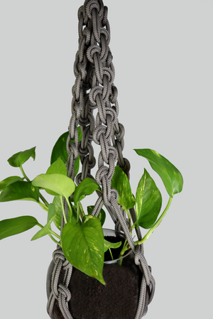 Ex Machina - Handmade in Australia, modern macrame plant hanger